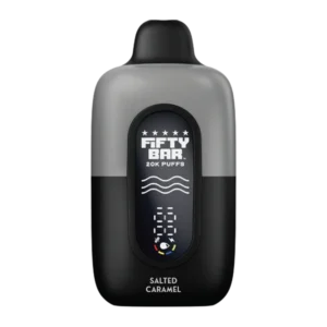 Salted Caramel Fifty Bar 20K disposable vape device