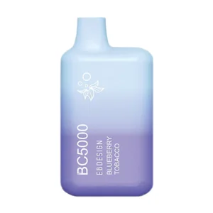 Blueberry Tobacco BC5000 disposable vape with smooth tobacco and blueberry flavor