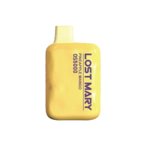 Pineapple Mango Lost Mary OS5000 disposable vape with tropical fruit flavor and sleek design